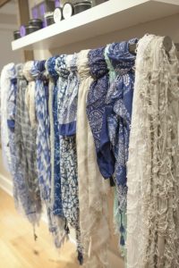 scarves in display scarves in display