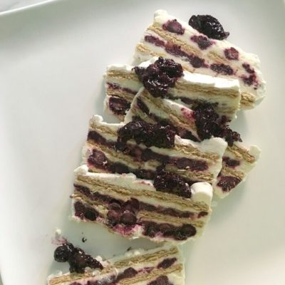 Blueberry Lemon Icebox Cake recipe