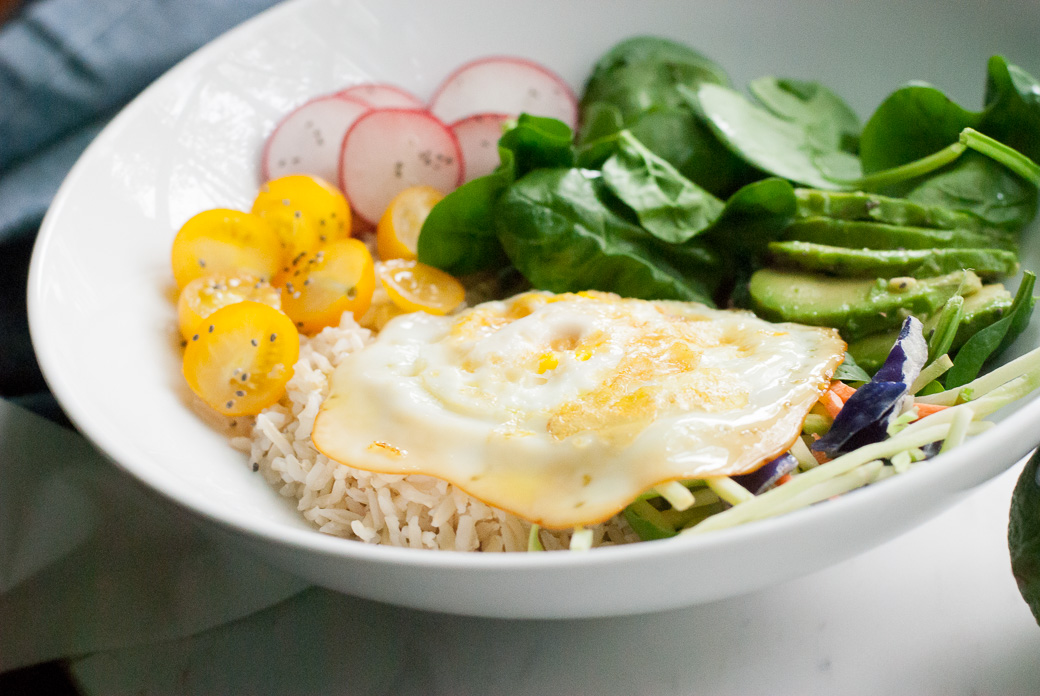 food whole foods in a bowl for Self Care weekend