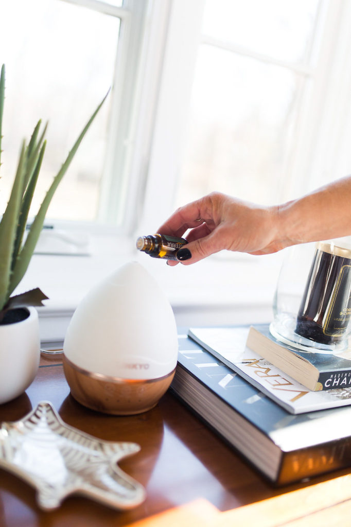 Add Eucalyptus to a diffuser Add Eucalyptus to a diffuser