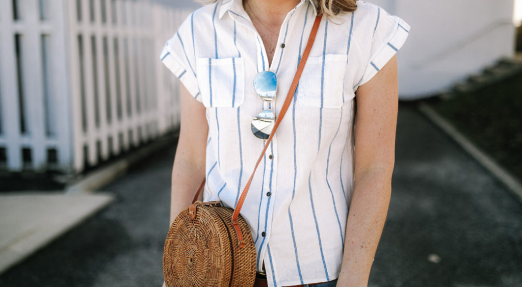 Striped shirt for spring Striped shirt for spring