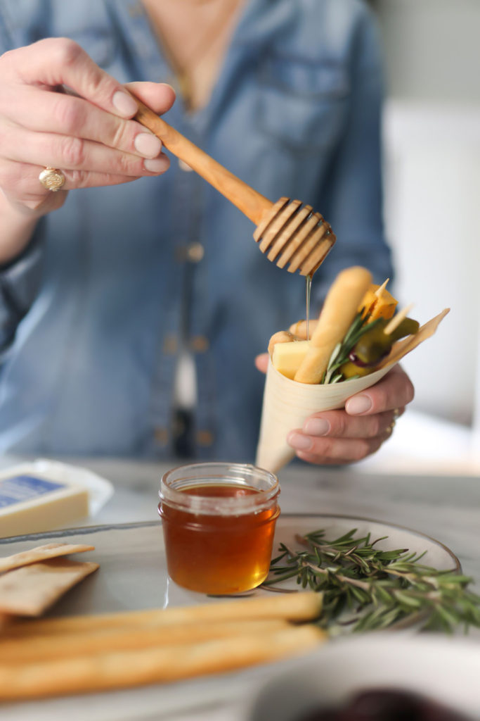 hand held cups with finger food hand held cups with finger food