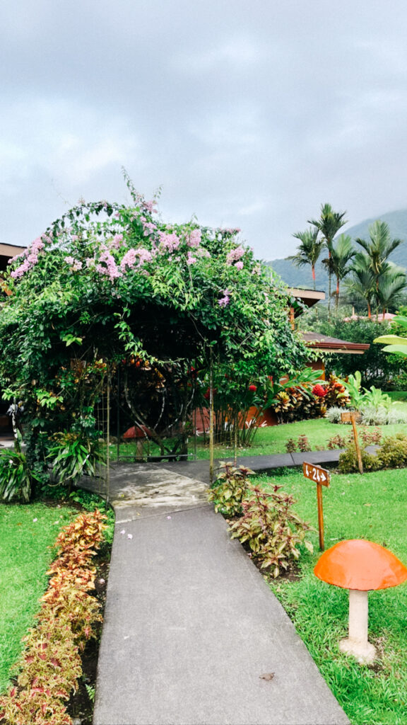 pathway to a hotel in Costa Rica pathway to a hotel in Costa Rica